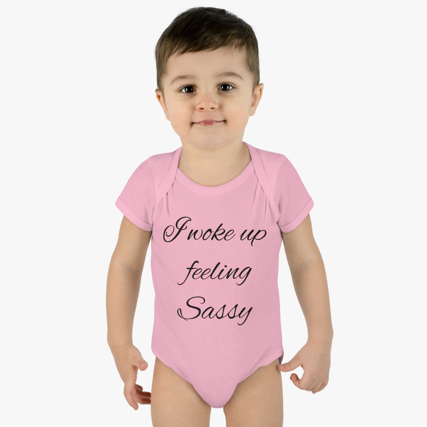 Infant Baby Rib Bodysuit (I Woke feeling Sassy)