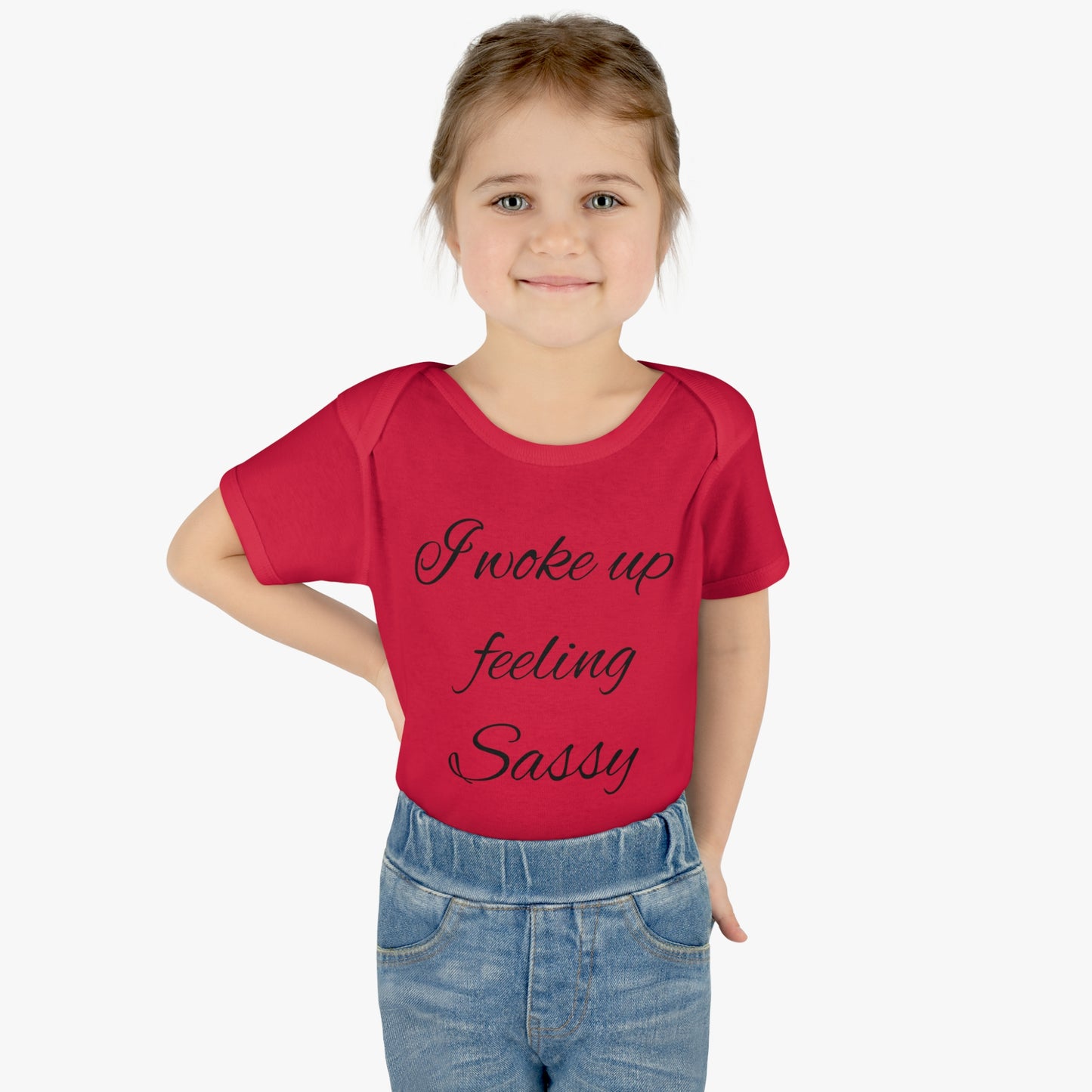 Infant Baby Rib Bodysuit (I Woke feeling Sassy)