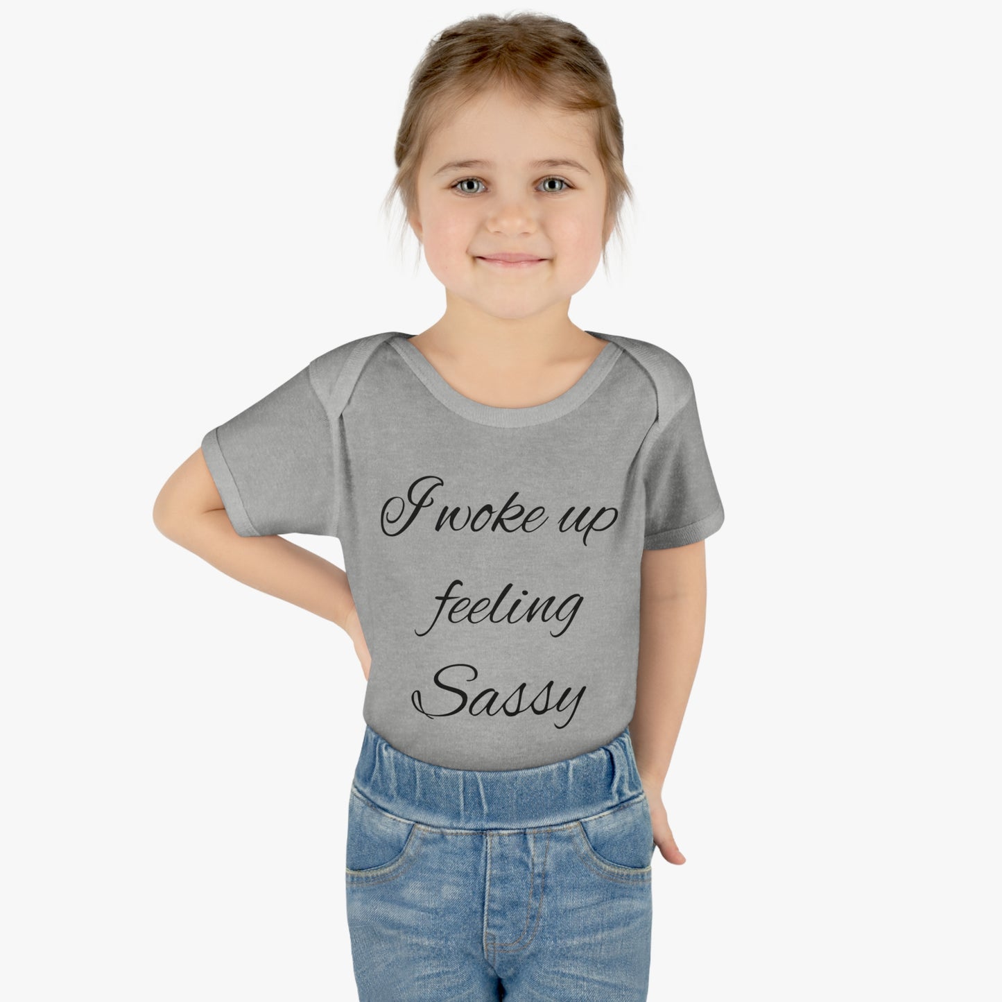 Infant Baby Rib Bodysuit (I Woke feeling Sassy)