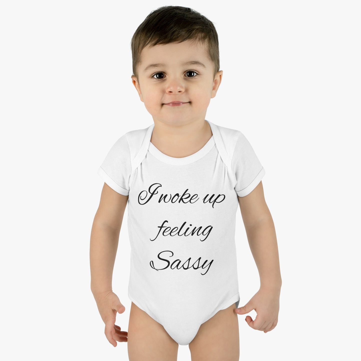 Infant Baby Rib Bodysuit (I Woke feeling Sassy)