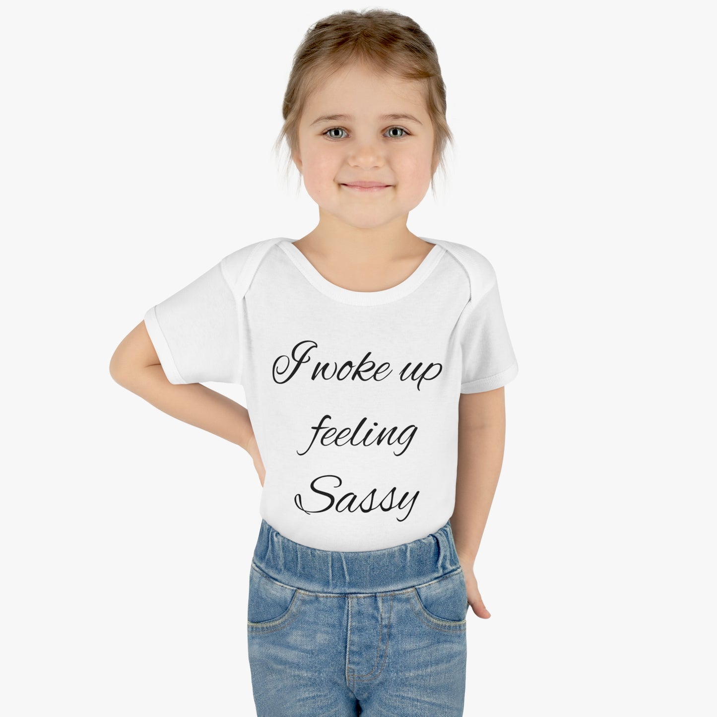 Infant Baby Rib Bodysuit (I Woke feeling Sassy)