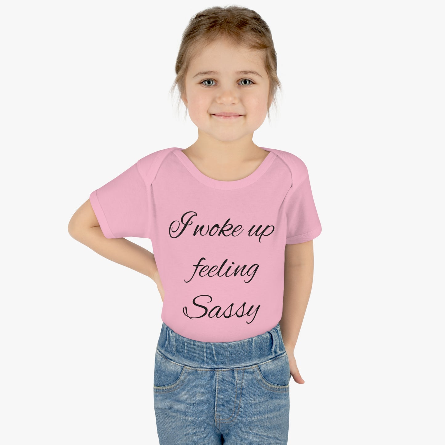 Infant Baby Rib Bodysuit (I Woke feeling Sassy)