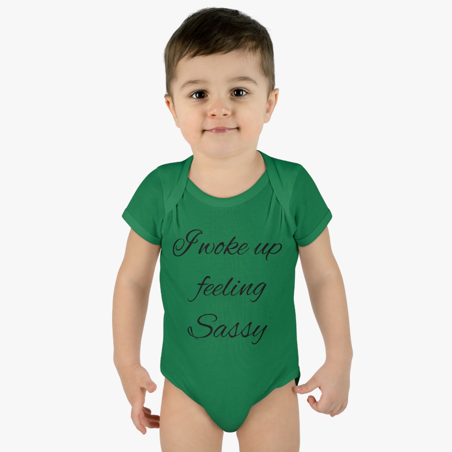 Infant Baby Rib Bodysuit (I Woke feeling Sassy)