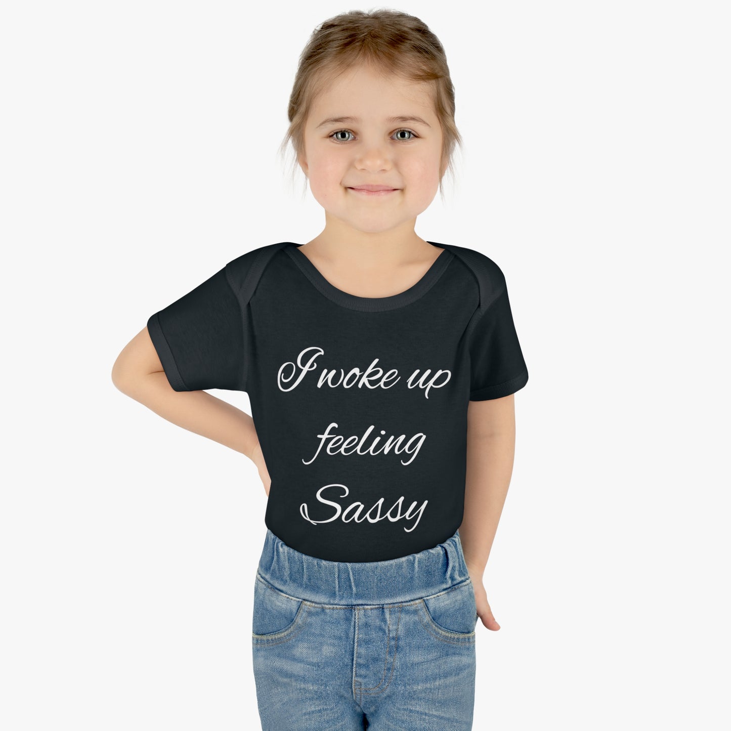 Infant Baby Rib Bodysuit (I Woke feeling Sassy)
